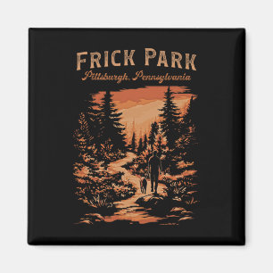 Aimant Frick Park Pittsburgh Pennsylvanie Randonnée Vinta