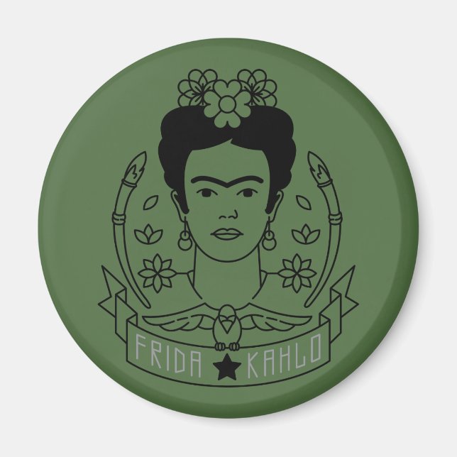 Aimant Frida Kahlo | Héroïne (Devant)