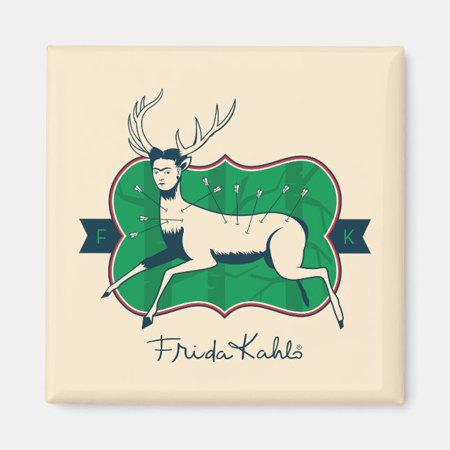 Aimant Frida Kahlo | Le Cerf Blessé (Devant)