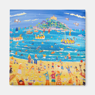 Aimant Fridge Art : Eskimo Kids at St. Michael's Mount