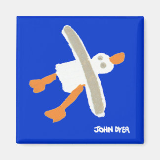 Aimant Fridge Art : Mouette