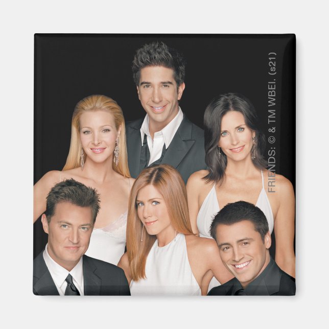 Aimant FRIENDS™ | Casting en tenue de soirée vue rapproch (Devant)