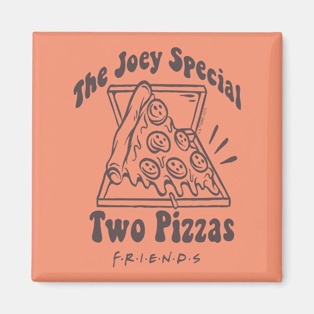 Aimant FRIENDS™ | Citation Pizza Joey (Devant)