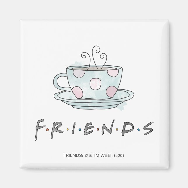 Aimant FRIENDS™ | Coffee Mug Watercolor (Devant)
