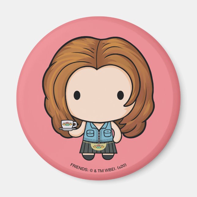 Aimant FRIENDS™| Rachel Chibi (Devant)