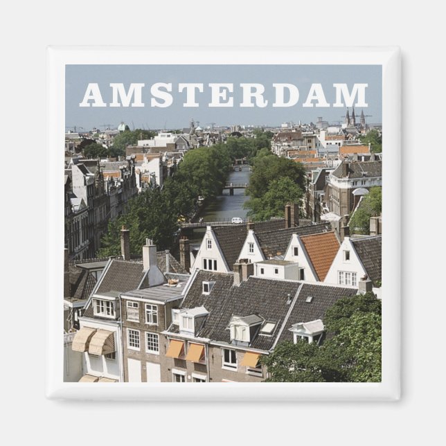 Aimant frigo Amsterdam Pays-Bas Travel (Devant)