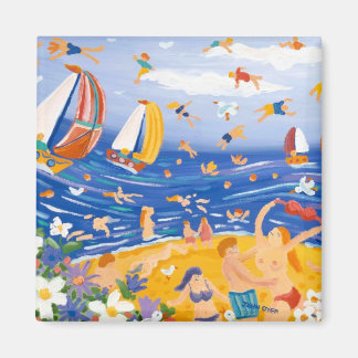 Aimant Frigo Art : Traitements de plage