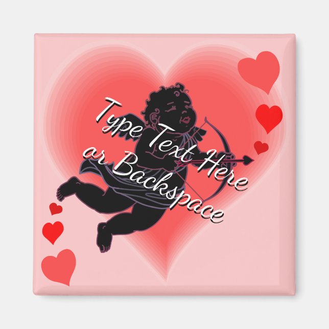 Aimant frigo Cupid Magnet de Saint Valentin (Devant)