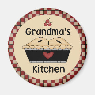 Aimant frigo de cuisine de grand-mère