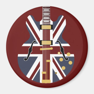 Aimant Frigo de guitare Mod Brit Pop Art