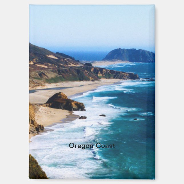 aimant frigo de la côte de l'Oregon (Recto)