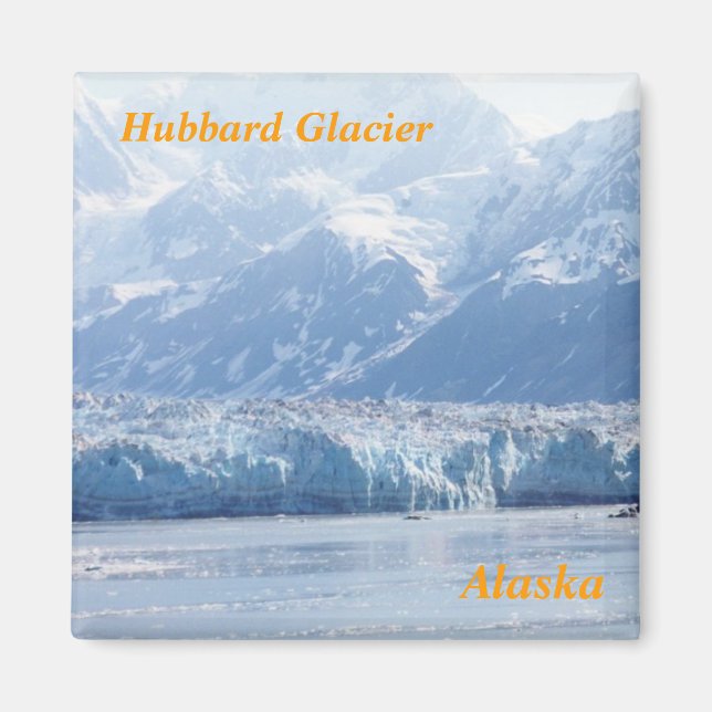 aimant frigo du glacier Hubbard (Devant)