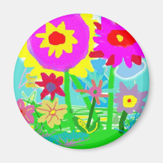 Aimant frigo Fleurs Printemps