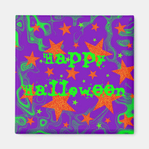 Aimant frigo "Happy Halloween"