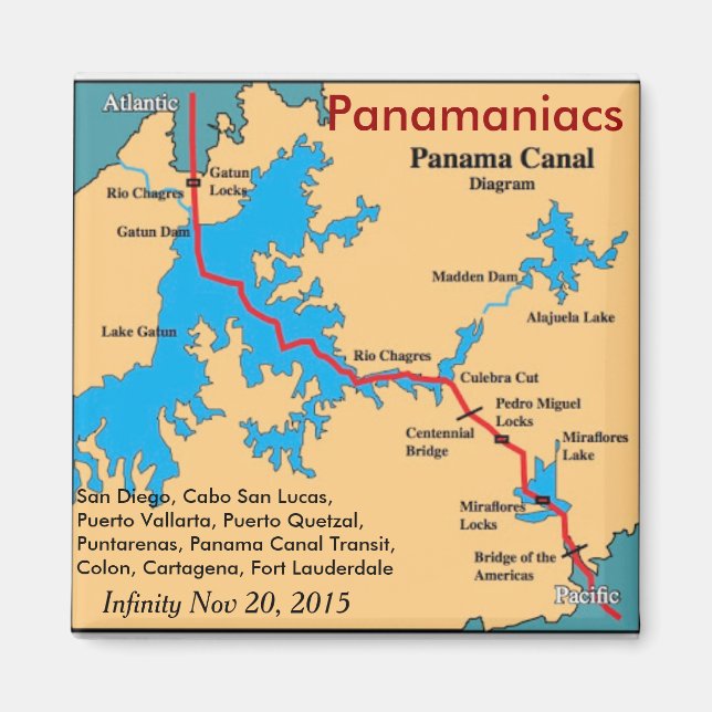 Aimant frigo Infinity Panamaniacs (Devant)
