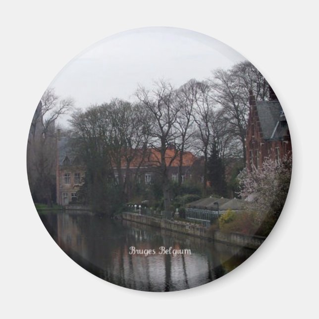 Aimant frigo paysage Belgique (Devant)