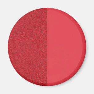 Aimant frigo rond rouge tomate à texture fractionn