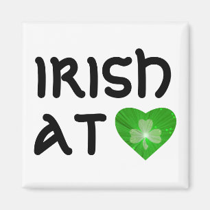 Aimant frigo shamrock Heart 'Irish at Heart'
