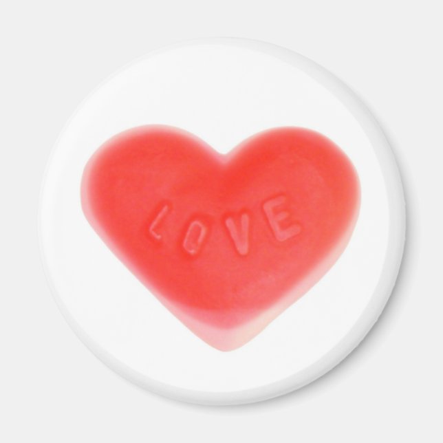 Aimant frigo Swet Heart rond (Devant)