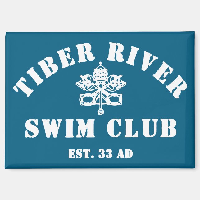 Aimant frigo Tiber River Swim Club (Recto)