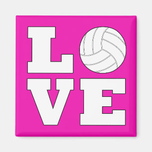 Aimant frigo Volleyball LOVE