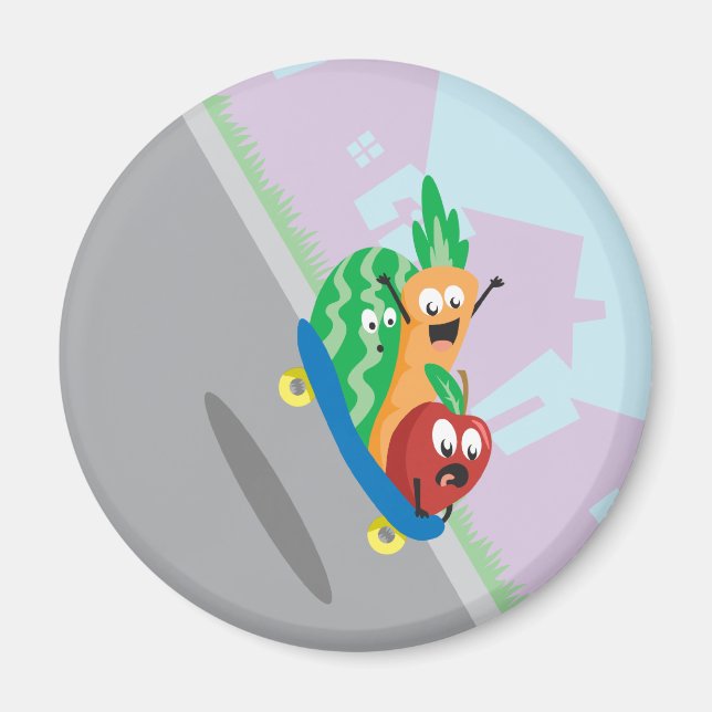 Aimant frigorifique Fast Food (Devant)