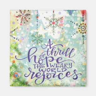 Aimant Frissons de l'Espoir Joli Pastel NoëlInspirivité