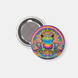 Aimant Frog de Ribbit et de Radiate - Boho Psychedelic Su