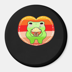 Aimant Froggy Profitant Citrouille Spice Latte Automne Sa