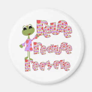 Aimant Frogs réutiliser Réduire Recycle