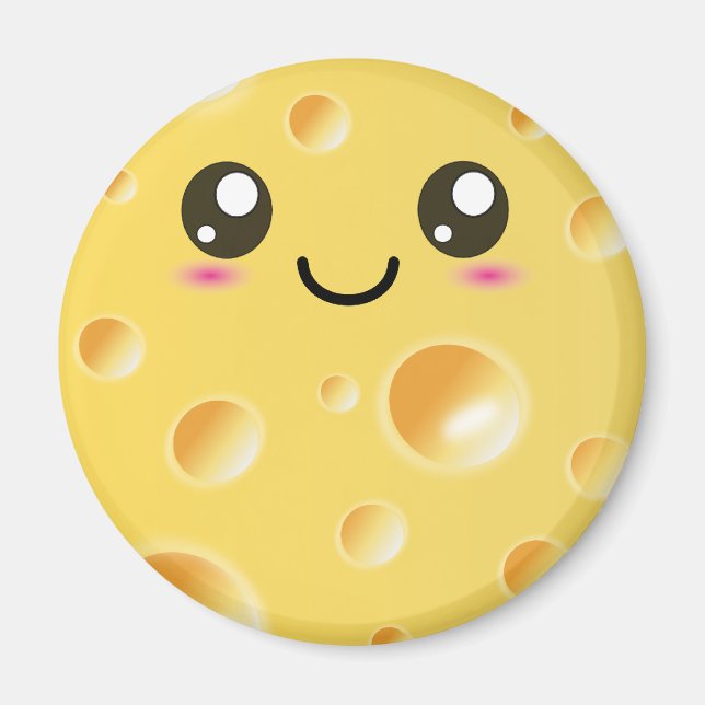 Aimant Fromage bon Cute Kawaii (Devant)