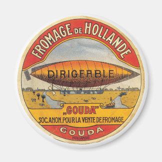 Aimant Fromage de Hollande Gouda Fromage Étiquette dirige