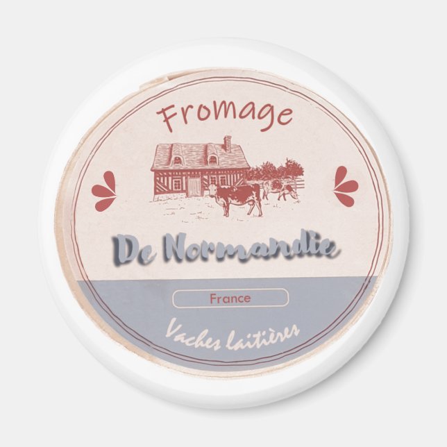Aimant Fromage de normandie (Devant)