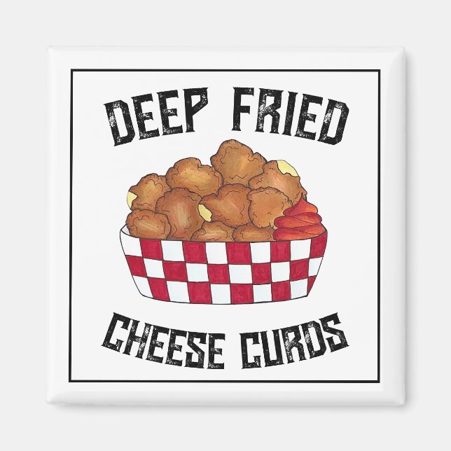 Aimant Fromages frits Profondes Courdes Minnesota Wiscons (Devant)