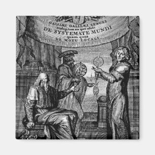 Aimant Frontispice de 'Dialogus De Systemate Mundi'
