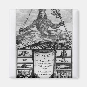 Aimant Frontispice par Thomas Hobbes de Malmesbury