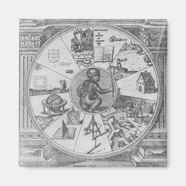 Aimant Frontispiece à l'Utriusque de Robert Fludd (Devant)