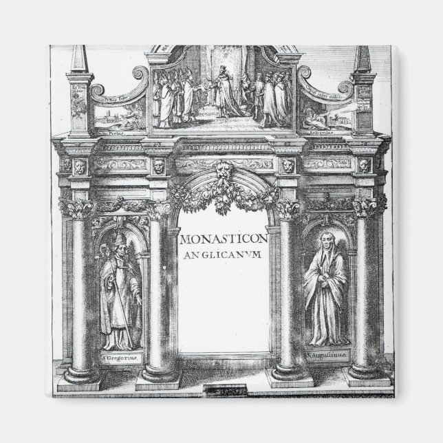 Aimant Frontispiece à 'Monasticon Anglicanum' (Devant)