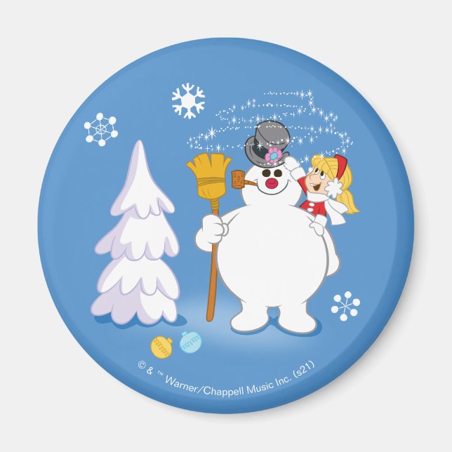Aimant Frosty the Snowman™ | Frosty & Karen Winter Fun (Devant)