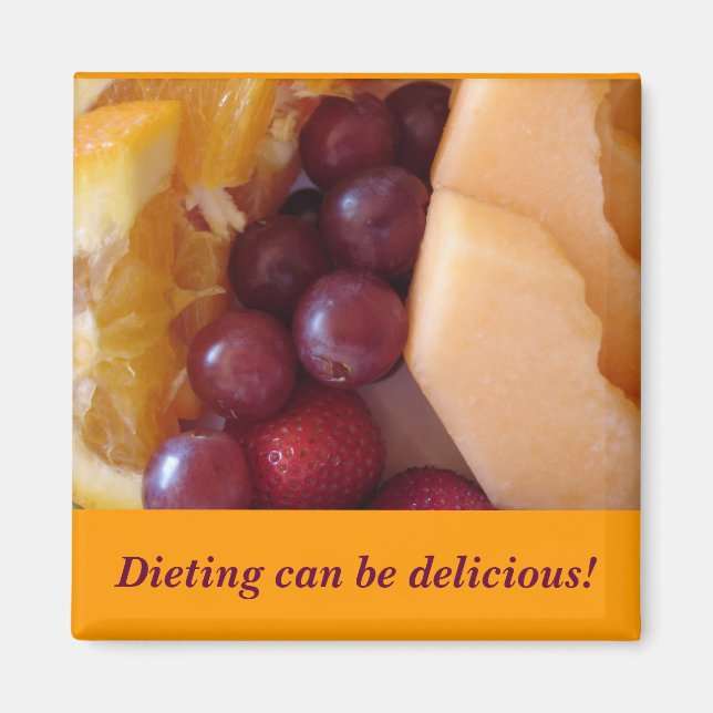Aimant fruit, Dieting peut être délicieux! (Devant)