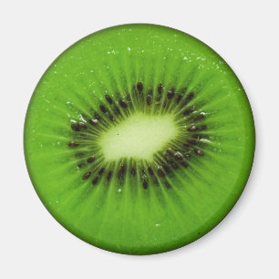 Aimant Fruit Kiwi tranche fraîche