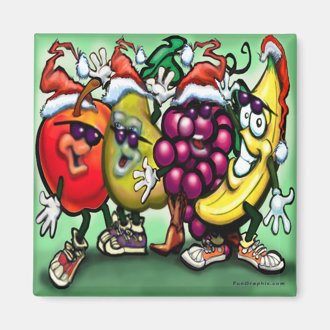 Aimant Fruit Noël (Devant)