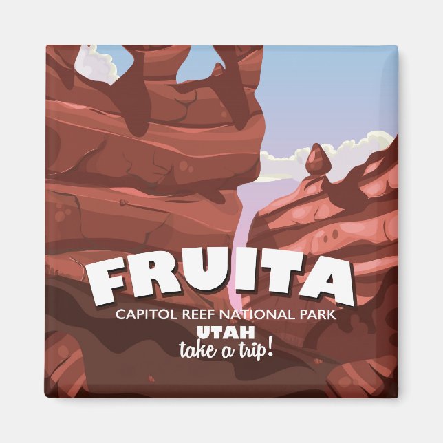 Aimant Fruita Parc national de Capitol Reef Utah (Devant)