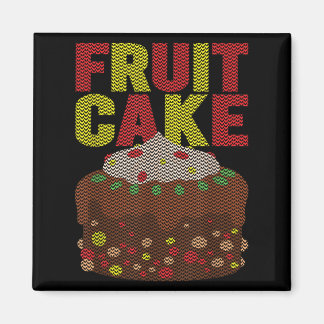 Aimant Fruitcake Funny Noël laid