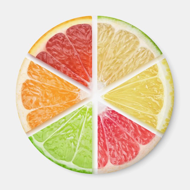 Aimant Fruits d'agrumes (Devant)