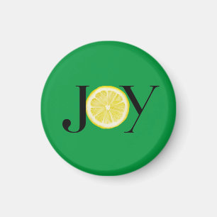 Aimant Fruits de l'Esprit Lemon Slice "Joy" Green Magne