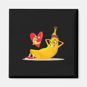 Aimant Fruits Fruits Fou Drôle Banane Faire Asseyez-vous