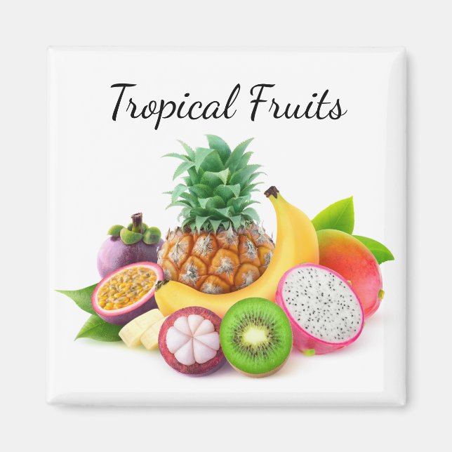 Aimant Fruits tropicaux (Devant)