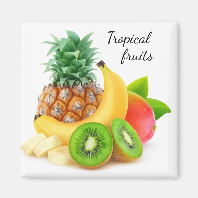 Aimant Fruits tropicaux (Devant)