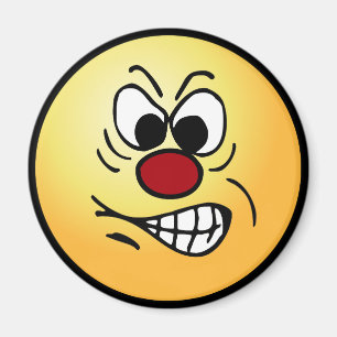 Aimant Frustrated Face Grumpey